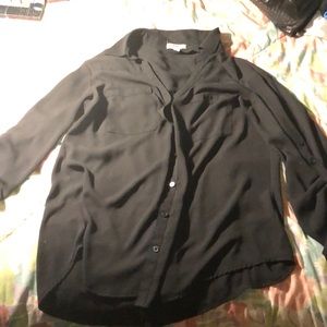 Black button up